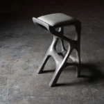 sculptural wood stool Chimera by Amorph