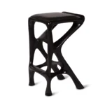 sculptural wood stool detail Chimera by Amorph