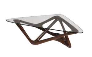 sculptural wood coffee table Climax by Amorph