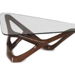 sculptural wood coffee table Climax by Amorph