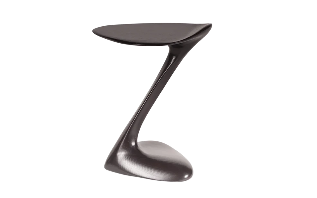 sculptural wood side table Palm by Amorph