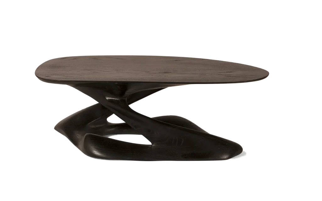 sculptural wood coffee table Pile by Amorph