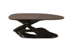 sculptural wood coffee table Pile by Amorph
