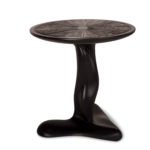 sculptural solid wood side table Helios by Amorph