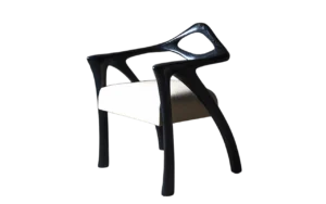sculptural wood chair Darcey by Amorph