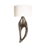sculptural solid wood wall lighting sconce Lexi by Amorph