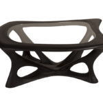sculptural wood coffee table Ariella by Amorph