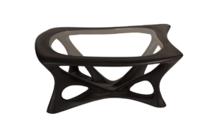 sculptural wood coffee table Ariella by Amorph