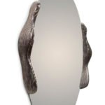 custom solid wood wall mirror handcrafted in Los Angeles interior