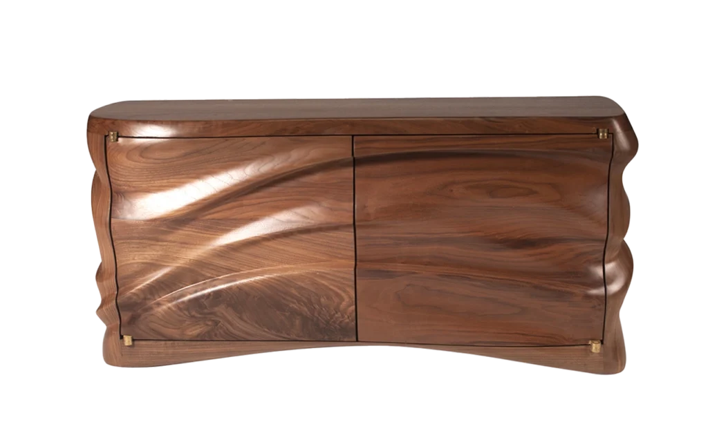 sculptural wood cabinet Adonia by Amorph