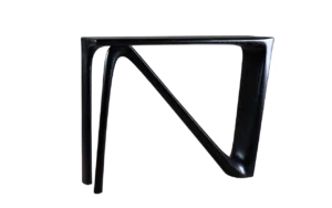 sculptural wood console table Astra by Amorph