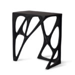 organic modern sculptural solid wood table