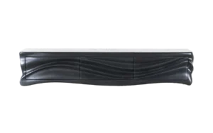 sculptural solid wood wall mounted cabinet Ocean by Amorph