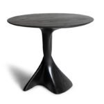organic modern sculptural solid wood center table