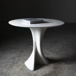 sculptural solid wood organic Darvish table by Amorph