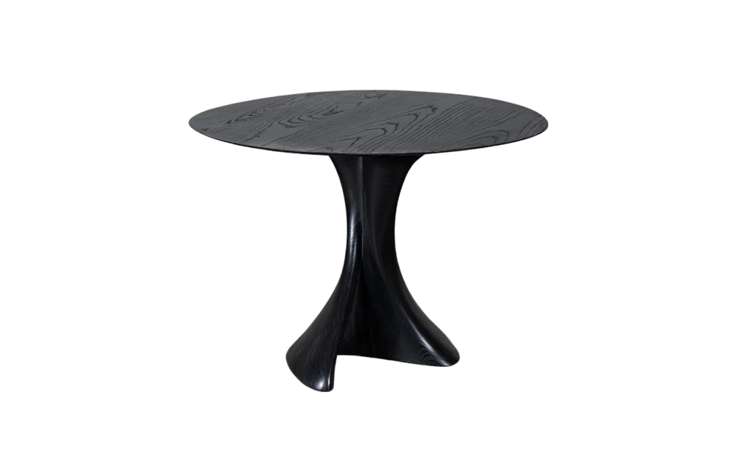 sculptural wood table Dervish by Amorph