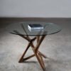 Ava center table with glass Amorph Organic contemporary furniture