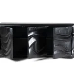 custom solid wood cabinet interior shelving detail Xena by Amorph