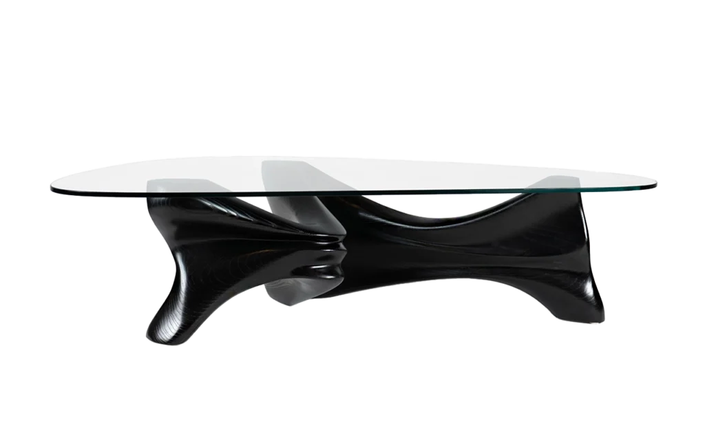 sculptural coffee table wooden Zen by Amorph