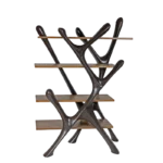 sculptural solid wood bookcase Maple by Amorph