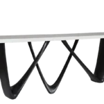 sculptural wood console table Eris by Amorph