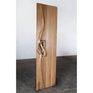 sculptural solid wood interior door Flow by Amorph