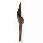 hand-finished solid wood craftsmanship detail of Helix lamp