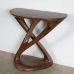 organic sculptural wood console table form Kova by Amorph